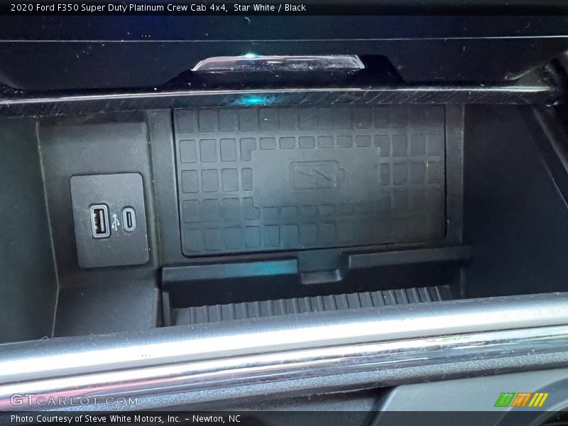 Star White / Black 2020 Ford F350 Super Duty Platinum Crew Cab 4x4