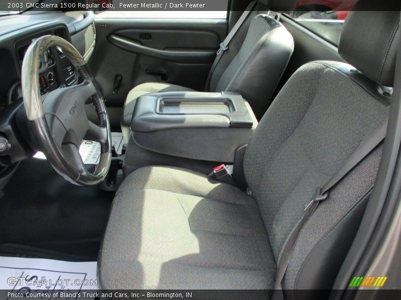 Pewter Metallic / Dark Pewter 2003 GMC Sierra 1500 Regular Cab