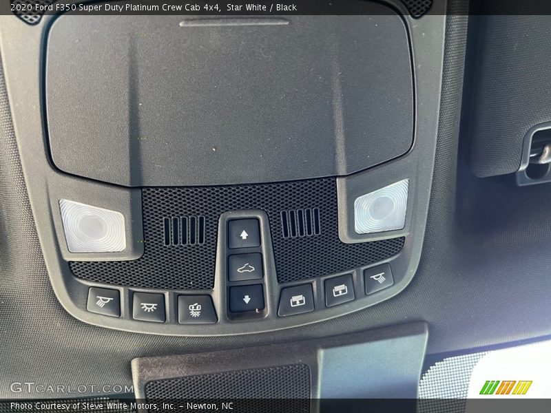Star White / Black 2020 Ford F350 Super Duty Platinum Crew Cab 4x4