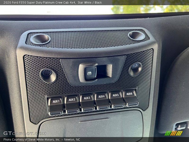 Controls of 2020 F350 Super Duty Platinum Crew Cab 4x4