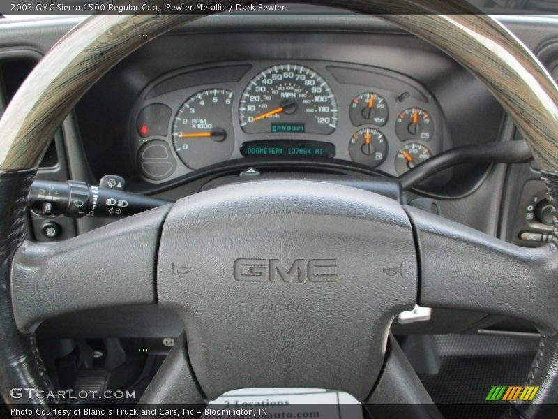 Pewter Metallic / Dark Pewter 2003 GMC Sierra 1500 Regular Cab