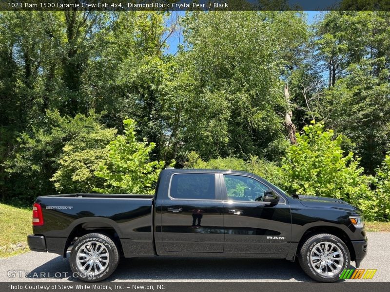  2023 1500 Laramie Crew Cab 4x4 Diamond Black Crystal Pearl