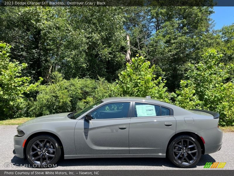Destroyer Gray / Black 2023 Dodge Charger SXT Blacktop