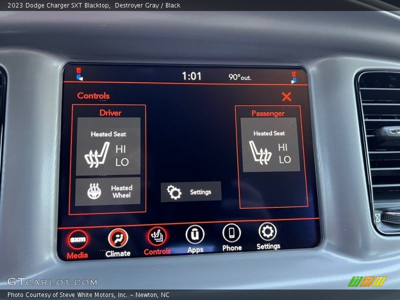Destroyer Gray / Black 2023 Dodge Charger SXT Blacktop