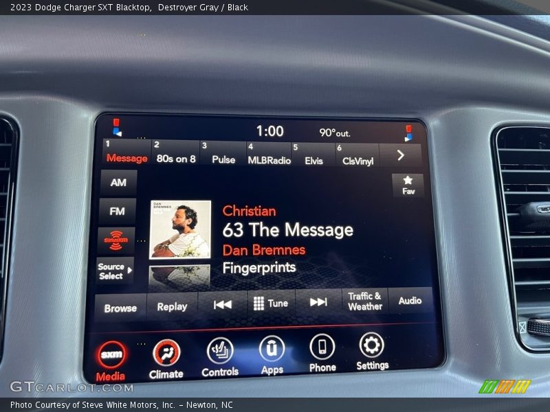 Destroyer Gray / Black 2023 Dodge Charger SXT Blacktop