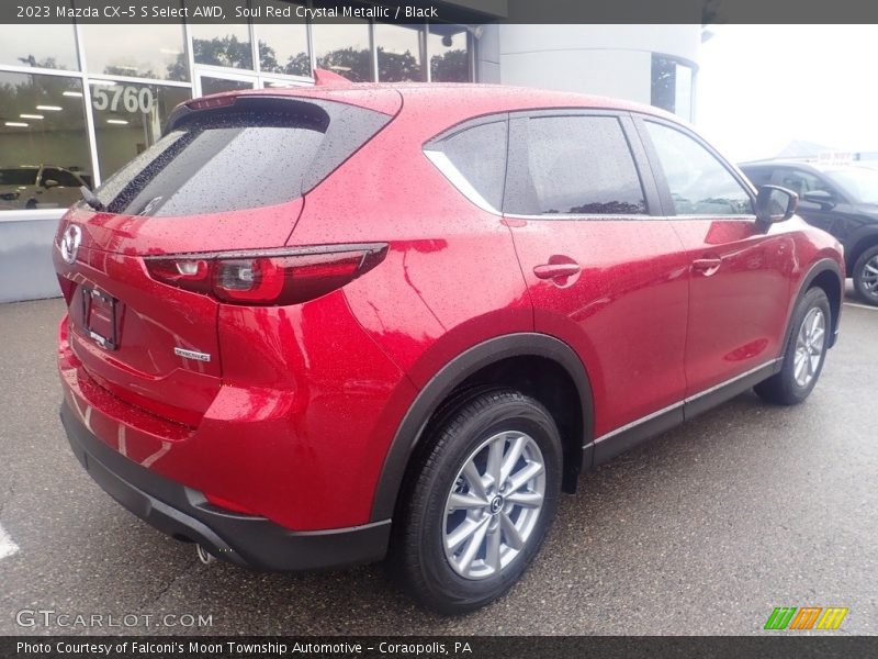Soul Red Crystal Metallic / Black 2023 Mazda CX-5 S Select AWD