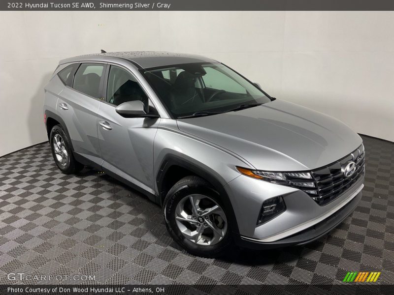 Shimmering Silver / Gray 2022 Hyundai Tucson SE AWD
