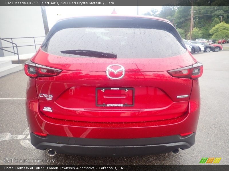 Soul Red Crystal Metallic / Black 2023 Mazda CX-5 S Select AWD