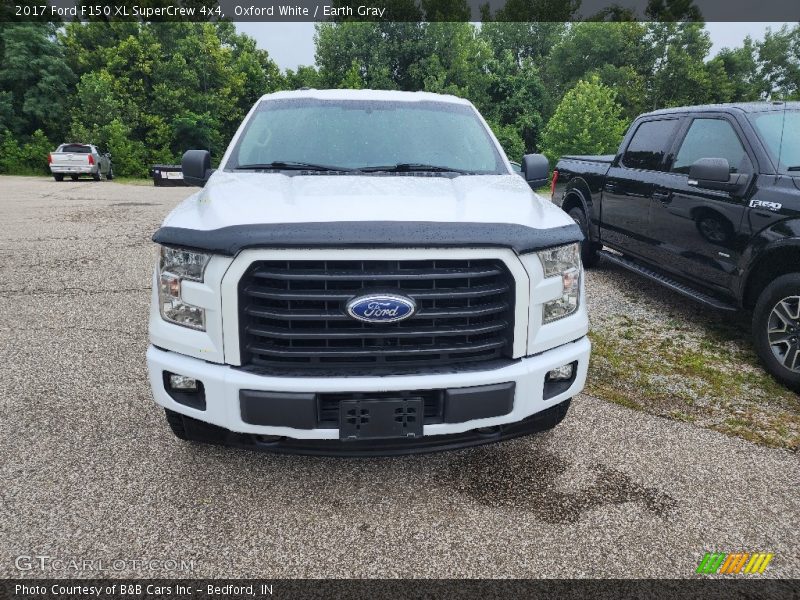 Oxford White / Earth Gray 2017 Ford F150 XL SuperCrew 4x4