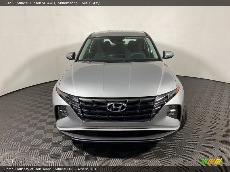 Shimmering Silver / Gray 2022 Hyundai Tucson SE AWD