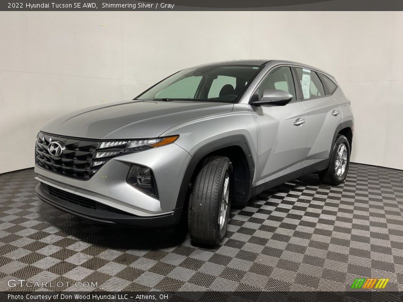 Shimmering Silver / Gray 2022 Hyundai Tucson SE AWD