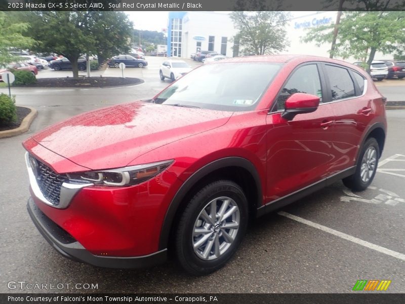 Soul Red Crystal Metallic / Black 2023 Mazda CX-5 S Select AWD