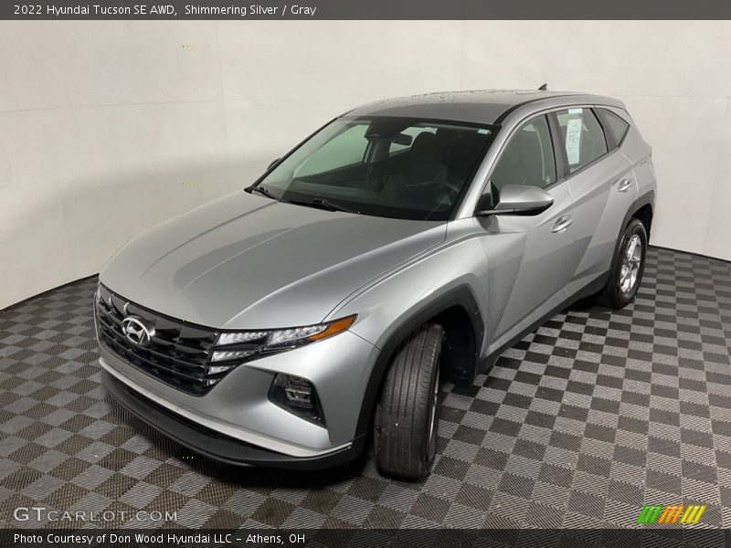 Shimmering Silver / Gray 2022 Hyundai Tucson SE AWD