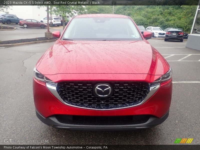 Soul Red Crystal Metallic / Black 2023 Mazda CX-5 S Select AWD