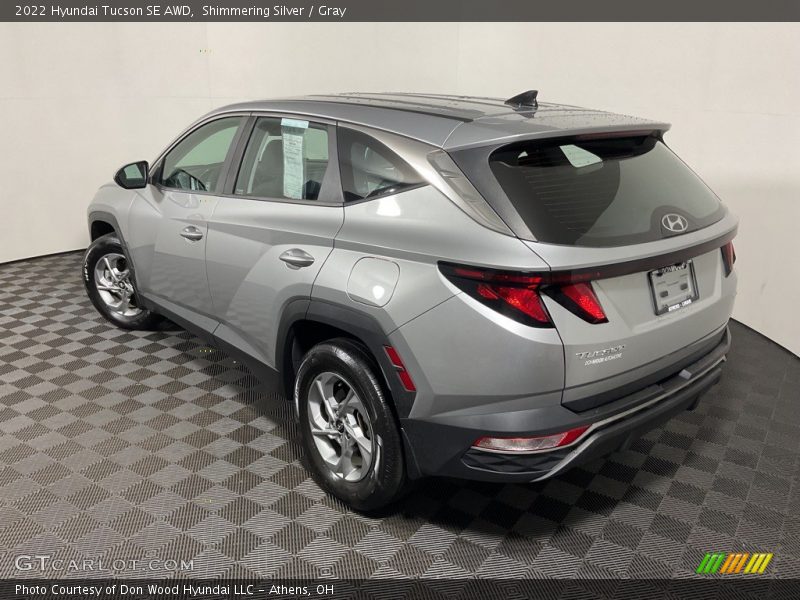 Shimmering Silver / Gray 2022 Hyundai Tucson SE AWD