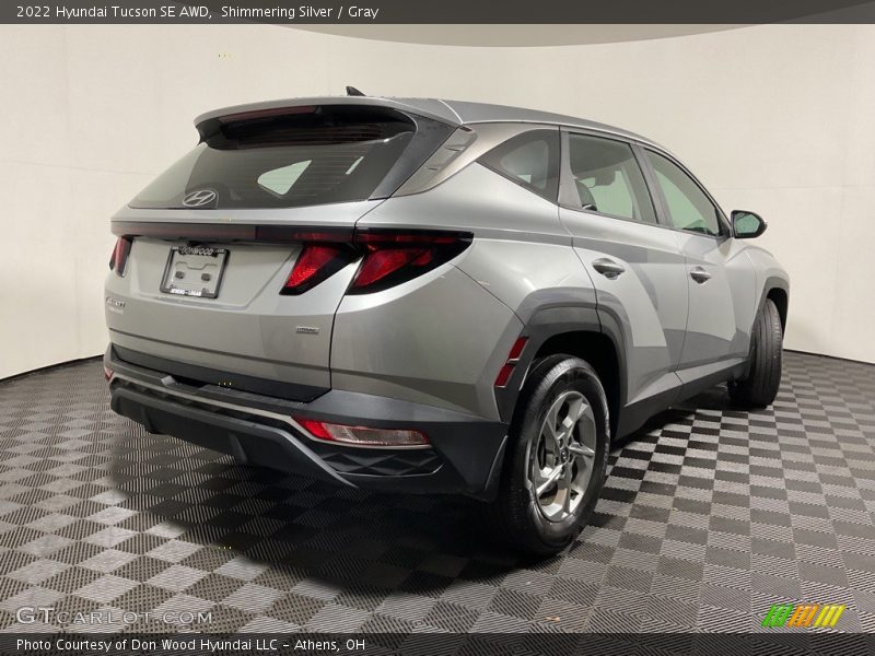 Shimmering Silver / Gray 2022 Hyundai Tucson SE AWD
