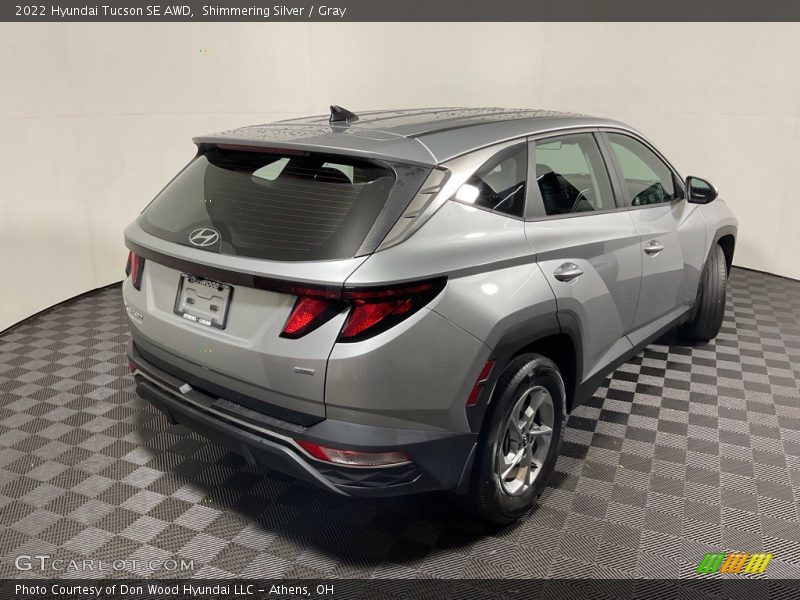 Shimmering Silver / Gray 2022 Hyundai Tucson SE AWD