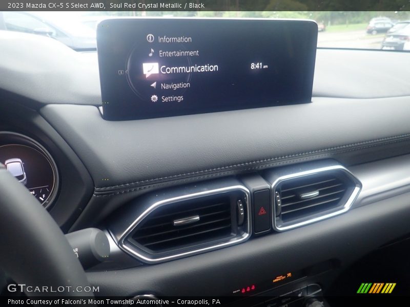 Soul Red Crystal Metallic / Black 2023 Mazda CX-5 S Select AWD