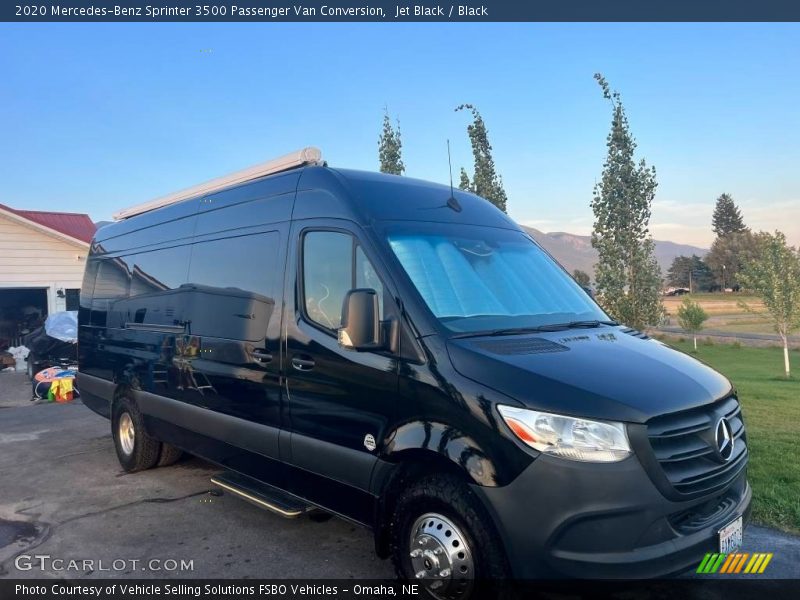 Jet Black / Black 2020 Mercedes-Benz Sprinter 3500 Passenger Van Conversion