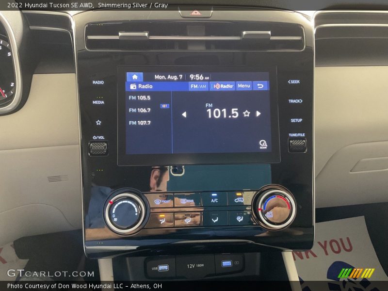 Shimmering Silver / Gray 2022 Hyundai Tucson SE AWD