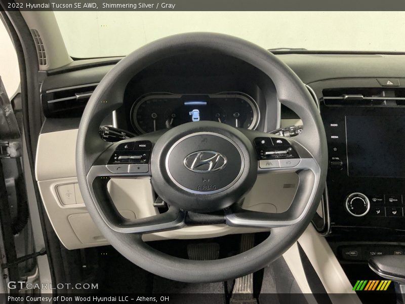 Shimmering Silver / Gray 2022 Hyundai Tucson SE AWD