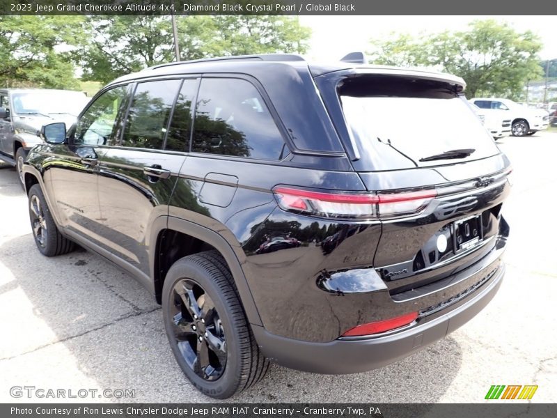 Diamond Black Crystal Pearl / Global Black 2023 Jeep Grand Cherokee Altitude 4x4