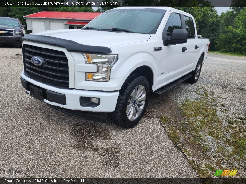 Oxford White / Earth Gray 2017 Ford F150 XL SuperCrew 4x4