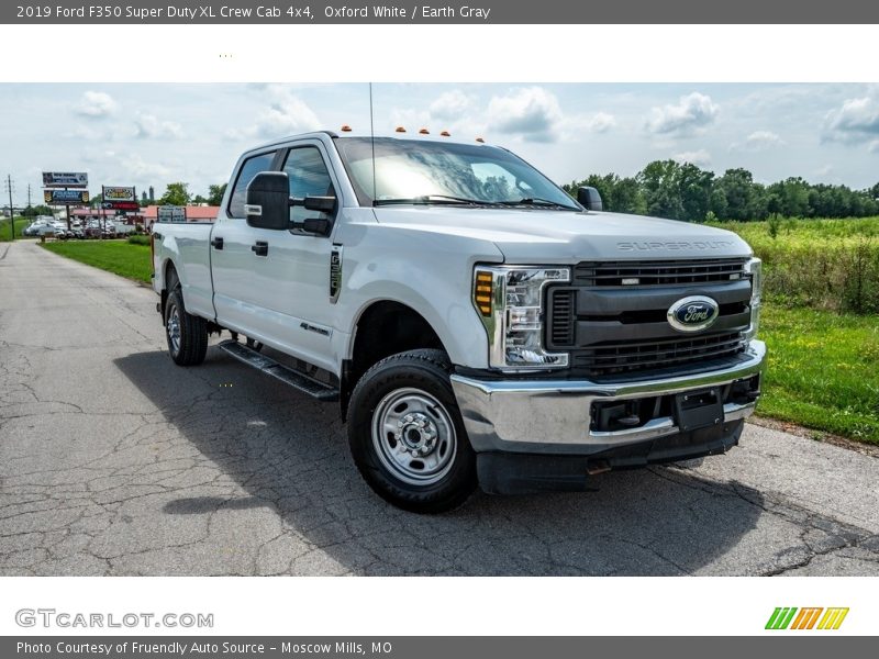 Oxford White / Earth Gray 2019 Ford F350 Super Duty XL Crew Cab 4x4