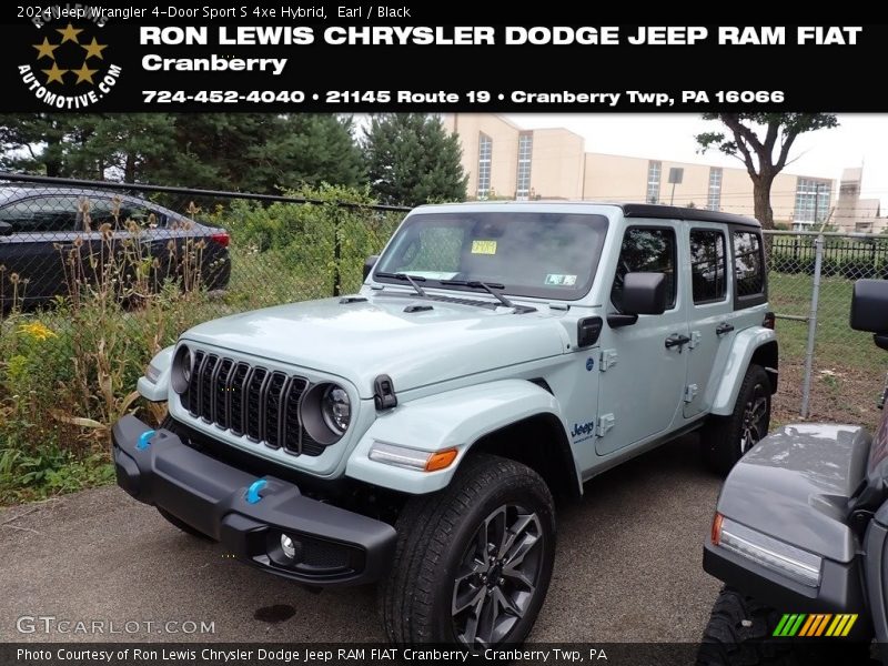 Earl / Black 2024 Jeep Wrangler 4-Door Sport S 4xe Hybrid