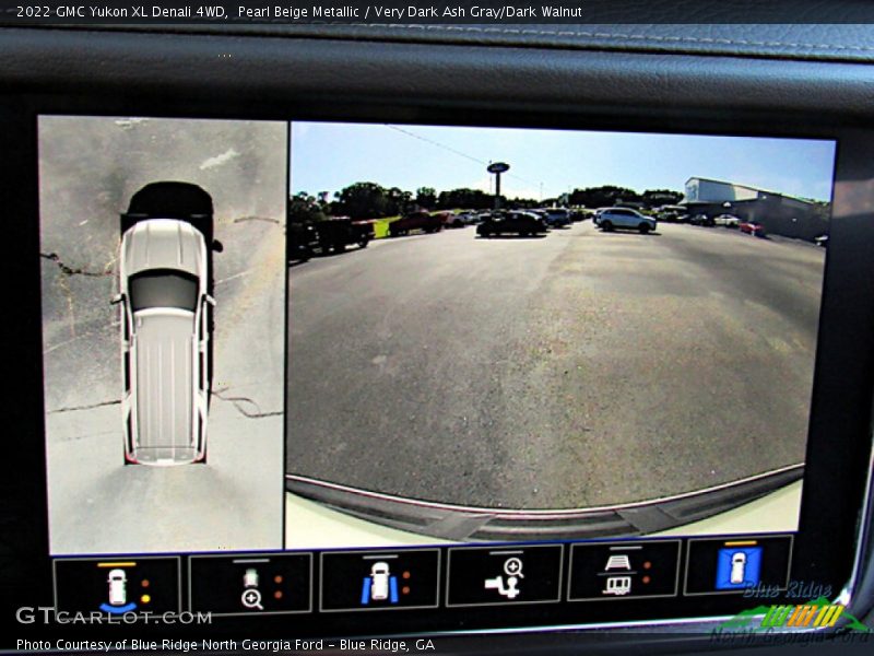 Pearl Beige Metallic / Very Dark Ash Gray/Dark Walnut 2022 GMC Yukon XL Denali 4WD
