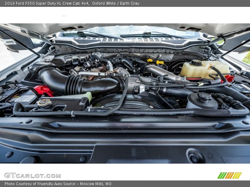 Oxford White / Earth Gray 2019 Ford F350 Super Duty XL Crew Cab 4x4