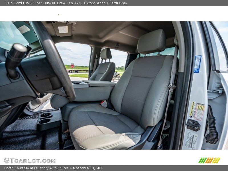 Oxford White / Earth Gray 2019 Ford F350 Super Duty XL Crew Cab 4x4