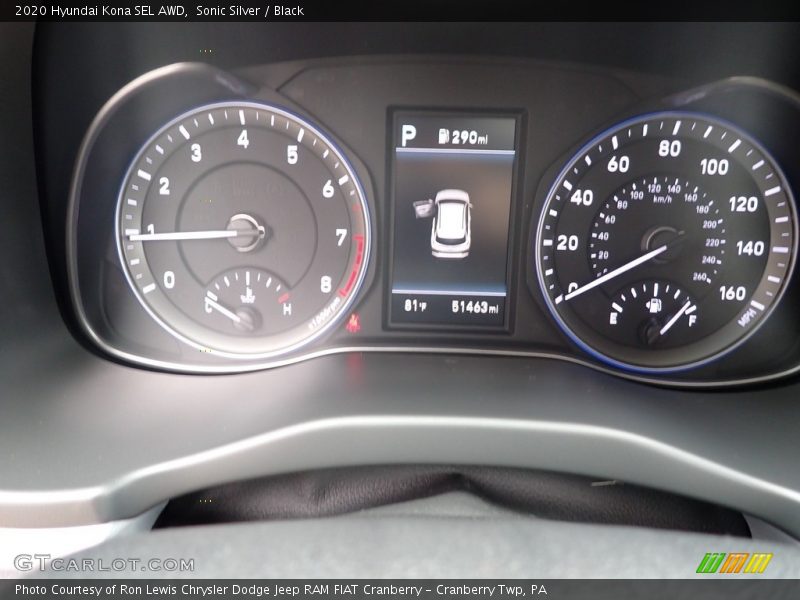  2020 Kona SEL AWD SEL AWD Gauges