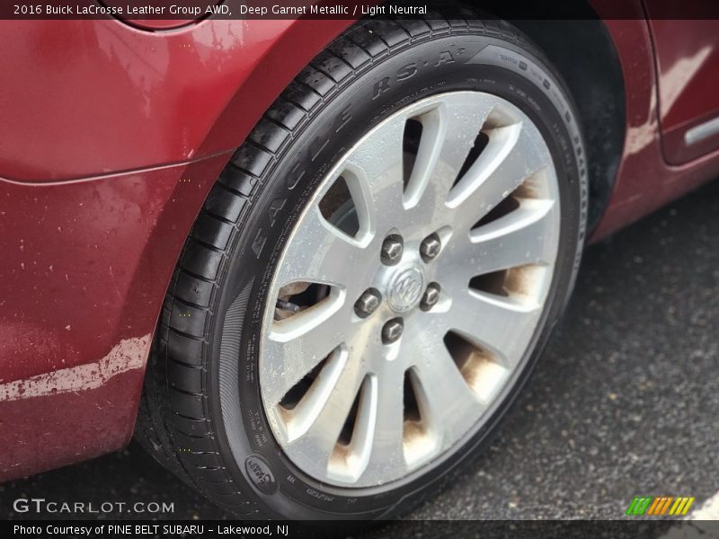 Deep Garnet Metallic / Light Neutral 2016 Buick LaCrosse Leather Group AWD