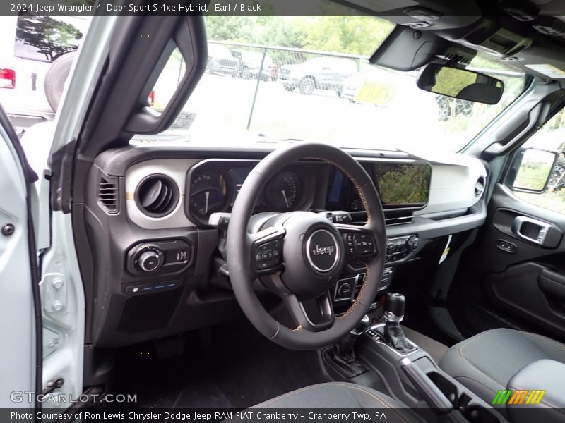 Dashboard of 2024 Wrangler 4-Door Sport S 4xe Hybrid
