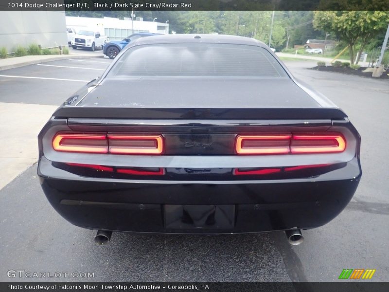 Black / Dark Slate Gray/Radar Red 2014 Dodge Challenger R/T