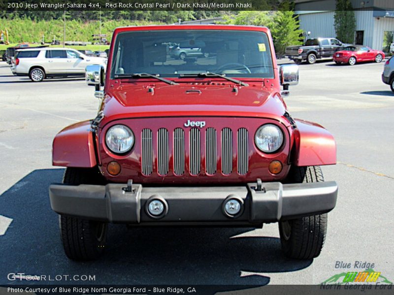 Red Rock Crystal Pearl / Dark Khaki/Medium Khaki 2010 Jeep Wrangler Sahara 4x4