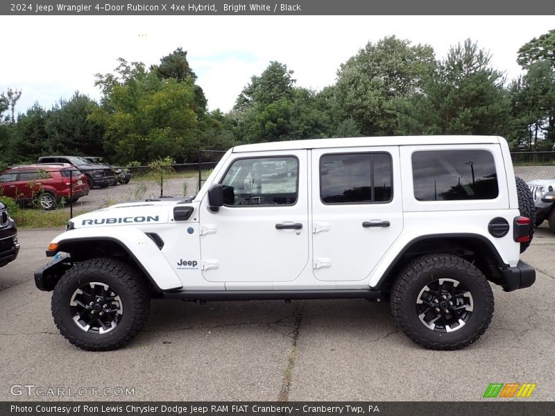 Bright White / Black 2024 Jeep Wrangler 4-Door Rubicon X 4xe Hybrid