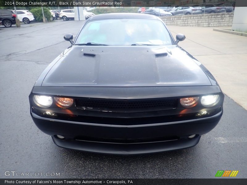 Black / Dark Slate Gray/Radar Red 2014 Dodge Challenger R/T