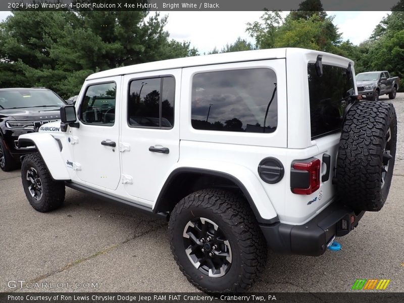 Bright White / Black 2024 Jeep Wrangler 4-Door Rubicon X 4xe Hybrid