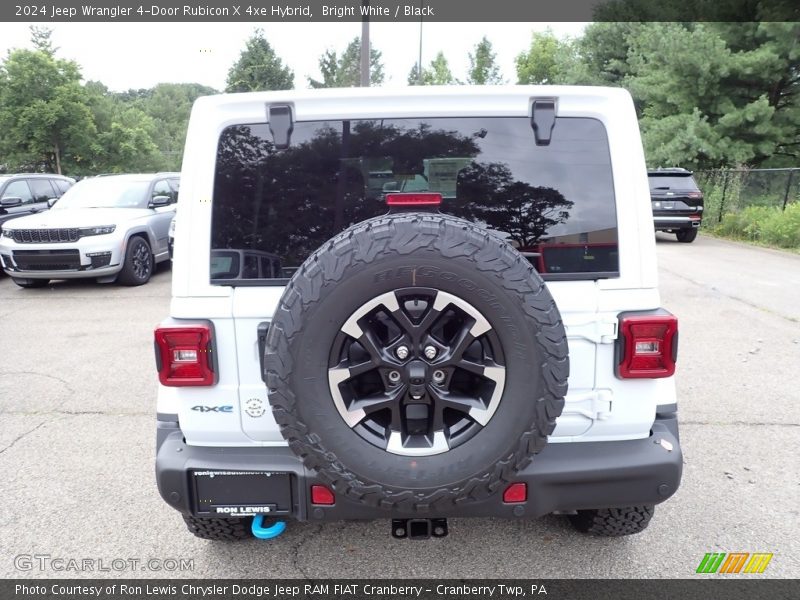 Bright White / Black 2024 Jeep Wrangler 4-Door Rubicon X 4xe Hybrid