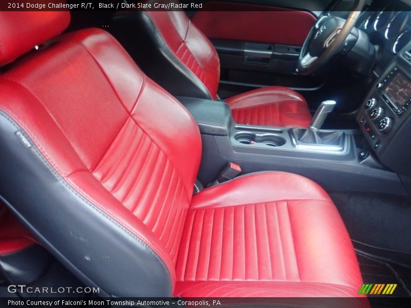 Black / Dark Slate Gray/Radar Red 2014 Dodge Challenger R/T