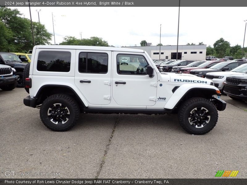 Bright White / Black 2024 Jeep Wrangler 4-Door Rubicon X 4xe Hybrid