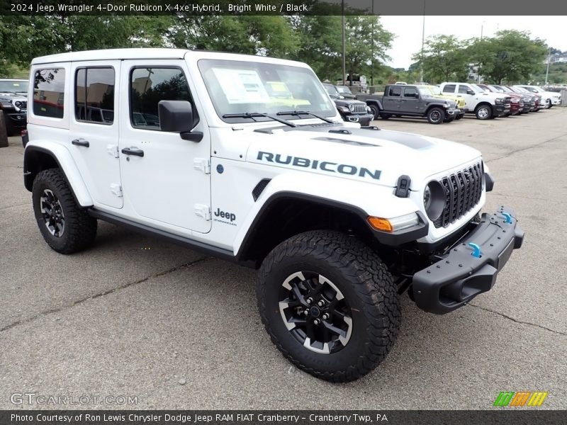 Bright White / Black 2024 Jeep Wrangler 4-Door Rubicon X 4xe Hybrid