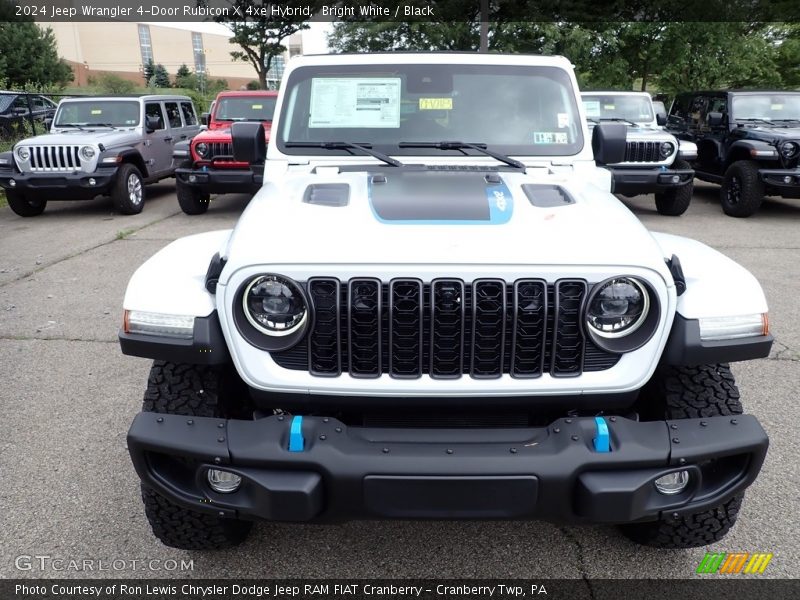 Bright White / Black 2024 Jeep Wrangler 4-Door Rubicon X 4xe Hybrid