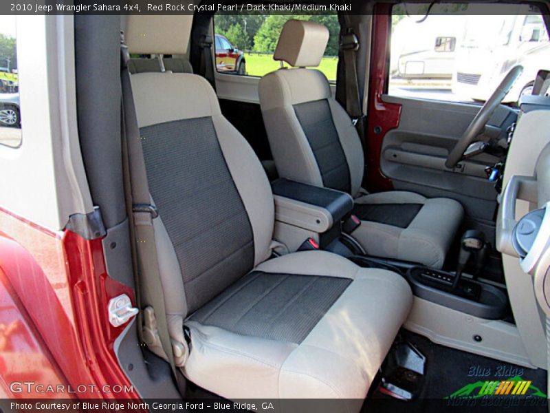 Red Rock Crystal Pearl / Dark Khaki/Medium Khaki 2010 Jeep Wrangler Sahara 4x4