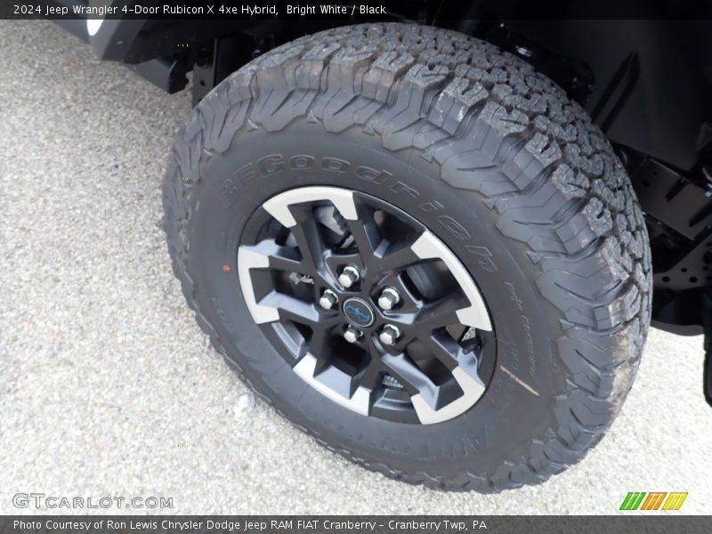 Bright White / Black 2024 Jeep Wrangler 4-Door Rubicon X 4xe Hybrid