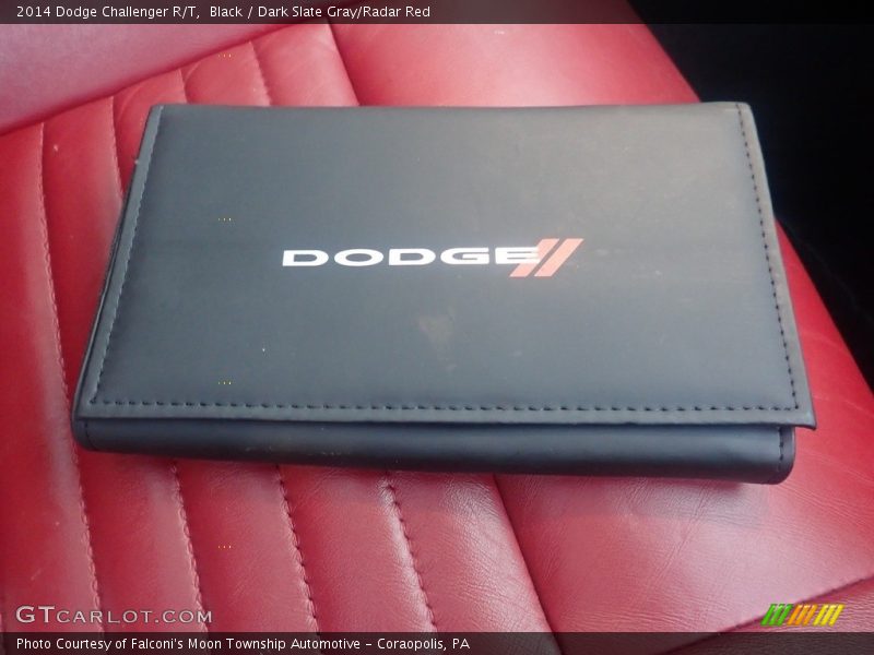 Black / Dark Slate Gray/Radar Red 2014 Dodge Challenger R/T
