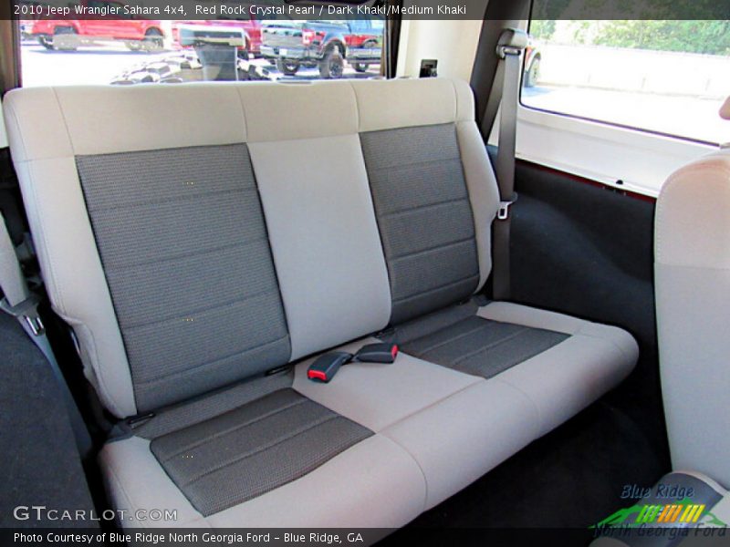 Red Rock Crystal Pearl / Dark Khaki/Medium Khaki 2010 Jeep Wrangler Sahara 4x4