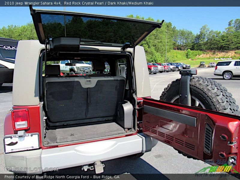 Red Rock Crystal Pearl / Dark Khaki/Medium Khaki 2010 Jeep Wrangler Sahara 4x4